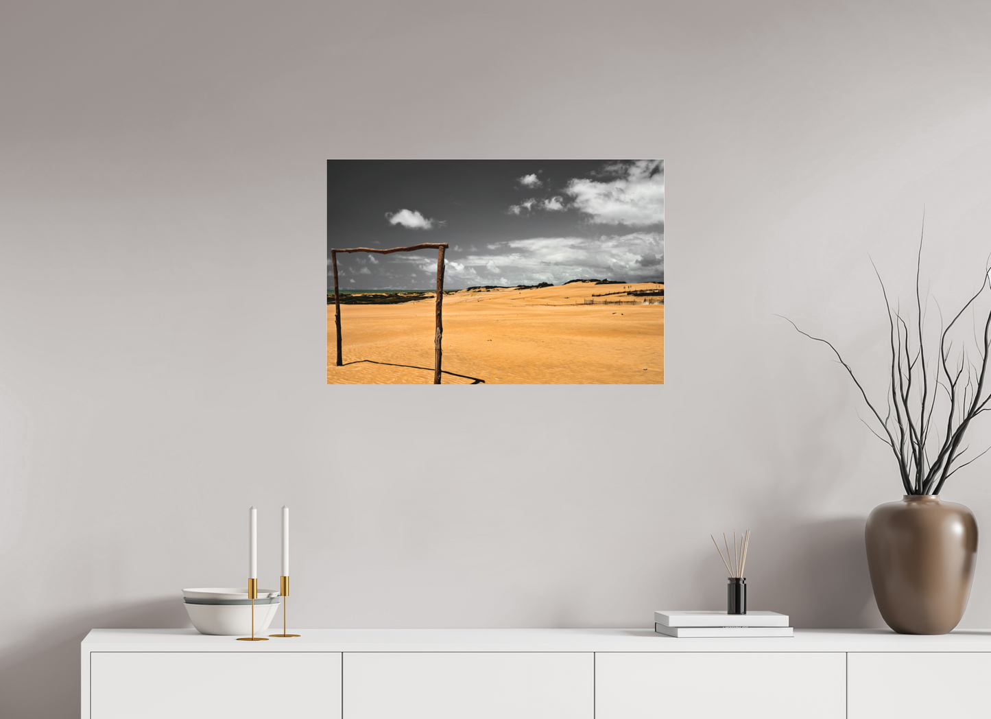 75 x 50 cm, Fine Art Acrylglas Matt Praia de Itaúnas - Itaúnas - ES