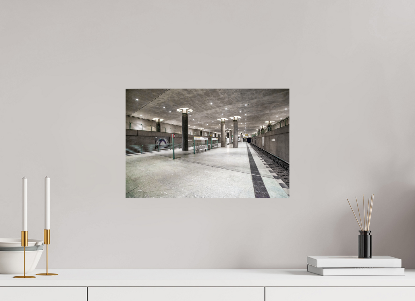 45 x 30 cm, Fine Art Print Metallic Edition Bundestag #1 Berlin