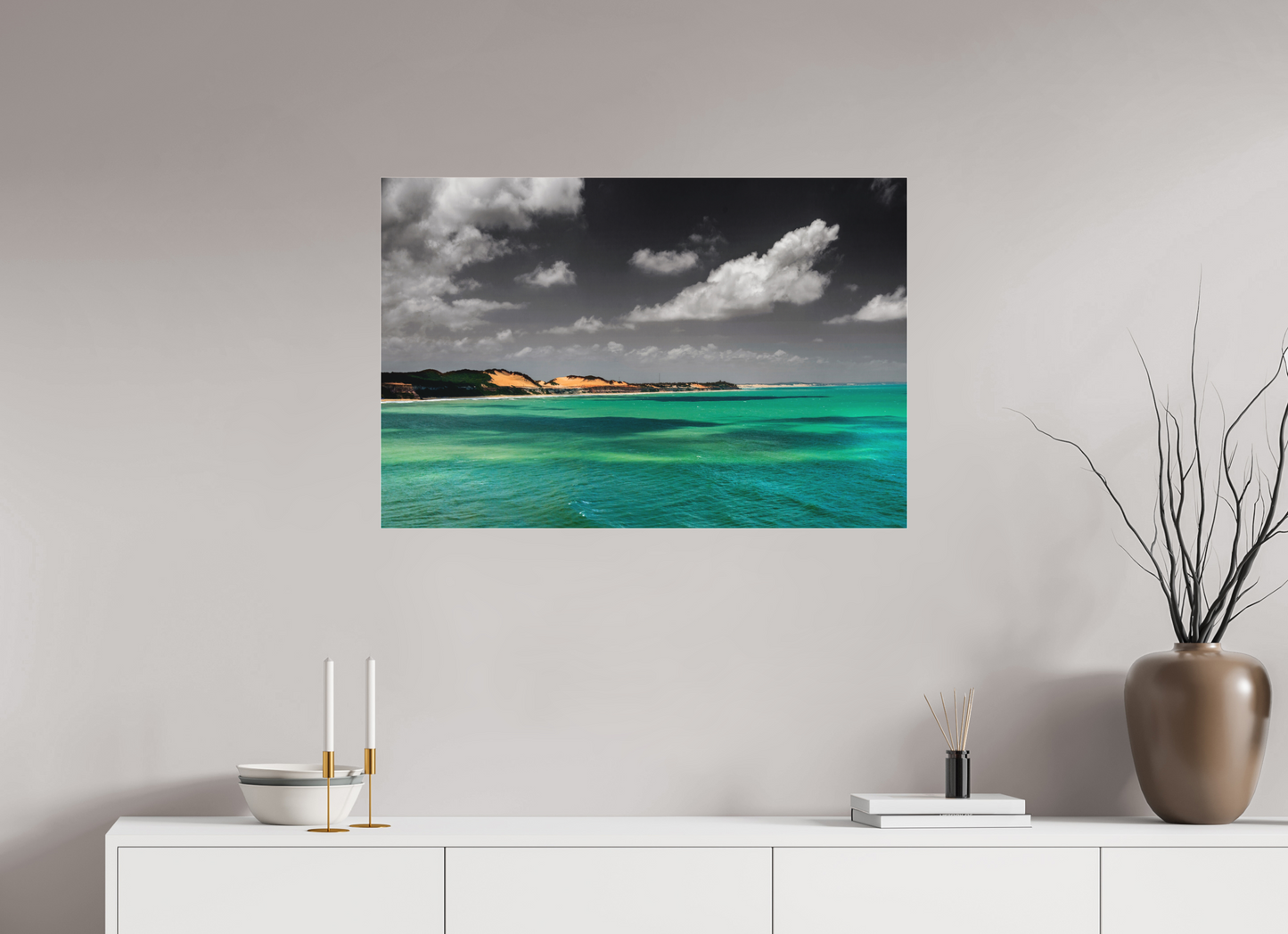 90 x 60 cm, Fine Art Acrylglas Matt Mirante dos Golfinhos - Tibau do Sul - RN