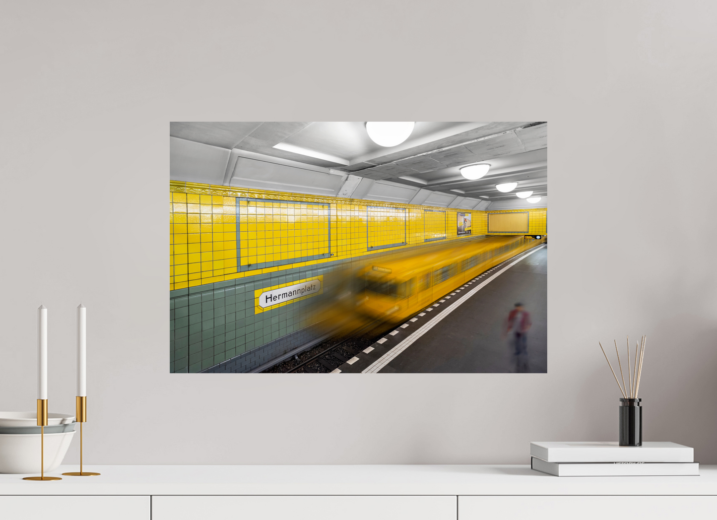 60 x 40 cm, Fine Art Print Metallic Edition Hermannsplatz #1 Berlin