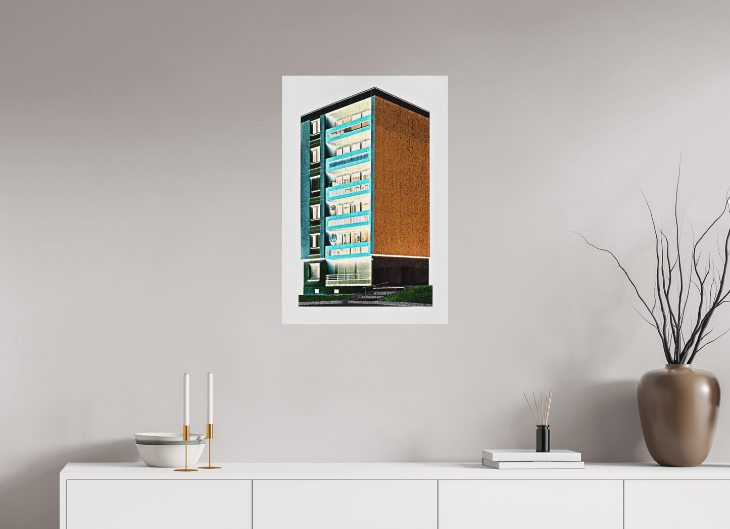 50 x 75 cm, Fine Art Acrylglas Matt No_Side_Windows