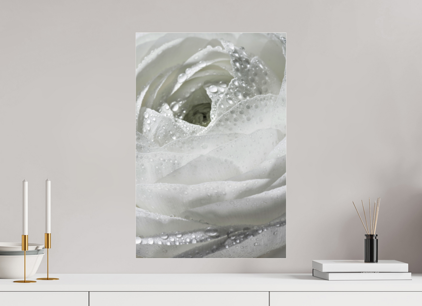 40 x 60 cm, Glänzender Foto-Abzug Acrylglas Rose_04