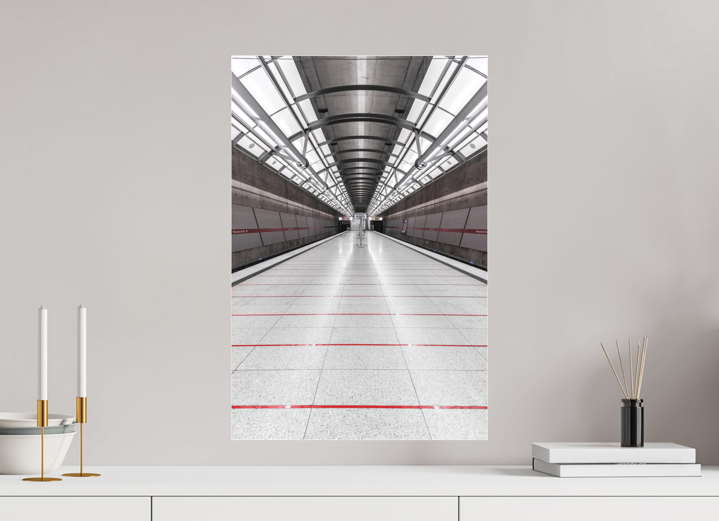 40 x 60 cm, Fine Art Acrylglas Matt Messestadt-Ost #4 München