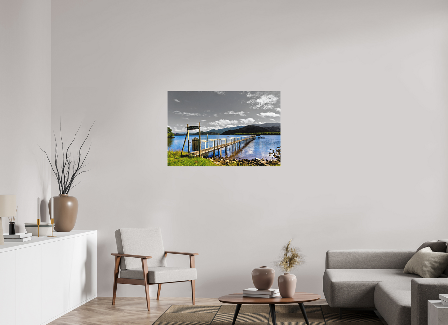 105 x 70 cm, Fine Art Acrylglas Matt Canal de Bertioga - Guarujá - SP