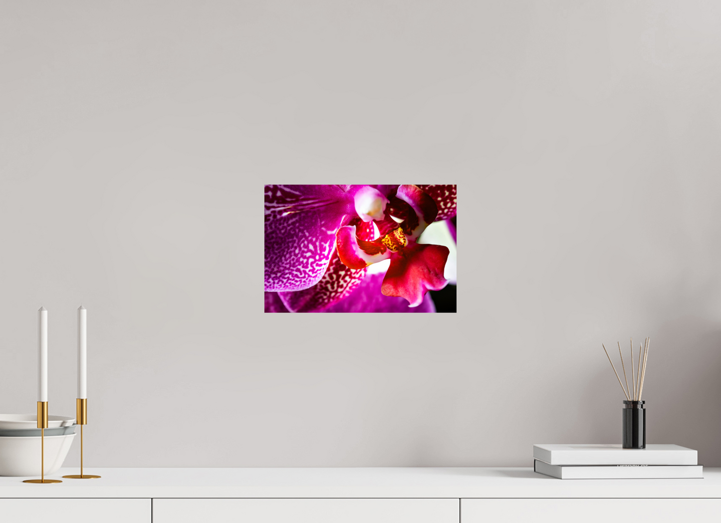 30 x 20 cm, ChromaLuxe HD Metal Print DORITAENOPSIS_BURGUNDY_02
