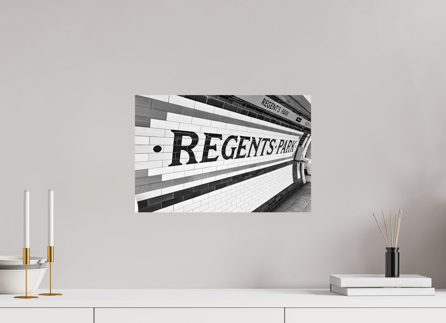 45 x 30 cm, Fine Art Print Metallic Edition Regents-Park #2 London