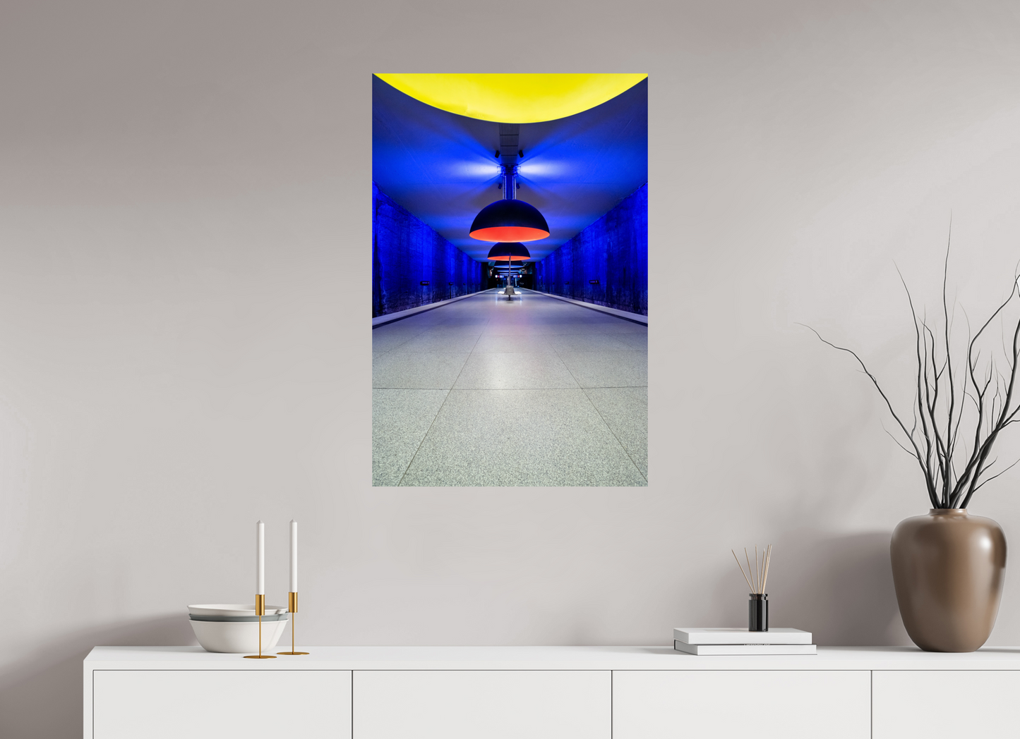 60 x 90 cm, Fine Art Print Metallic Edition München - Westfriedhof #4