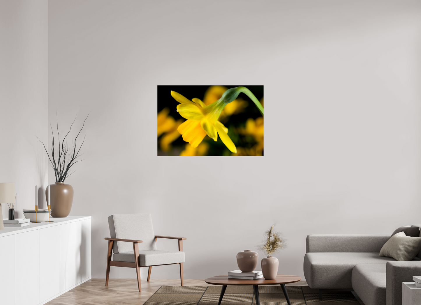 105 x 70 cm, Fine Art Print Baryta auf Alu-Dibond Narzisse_03