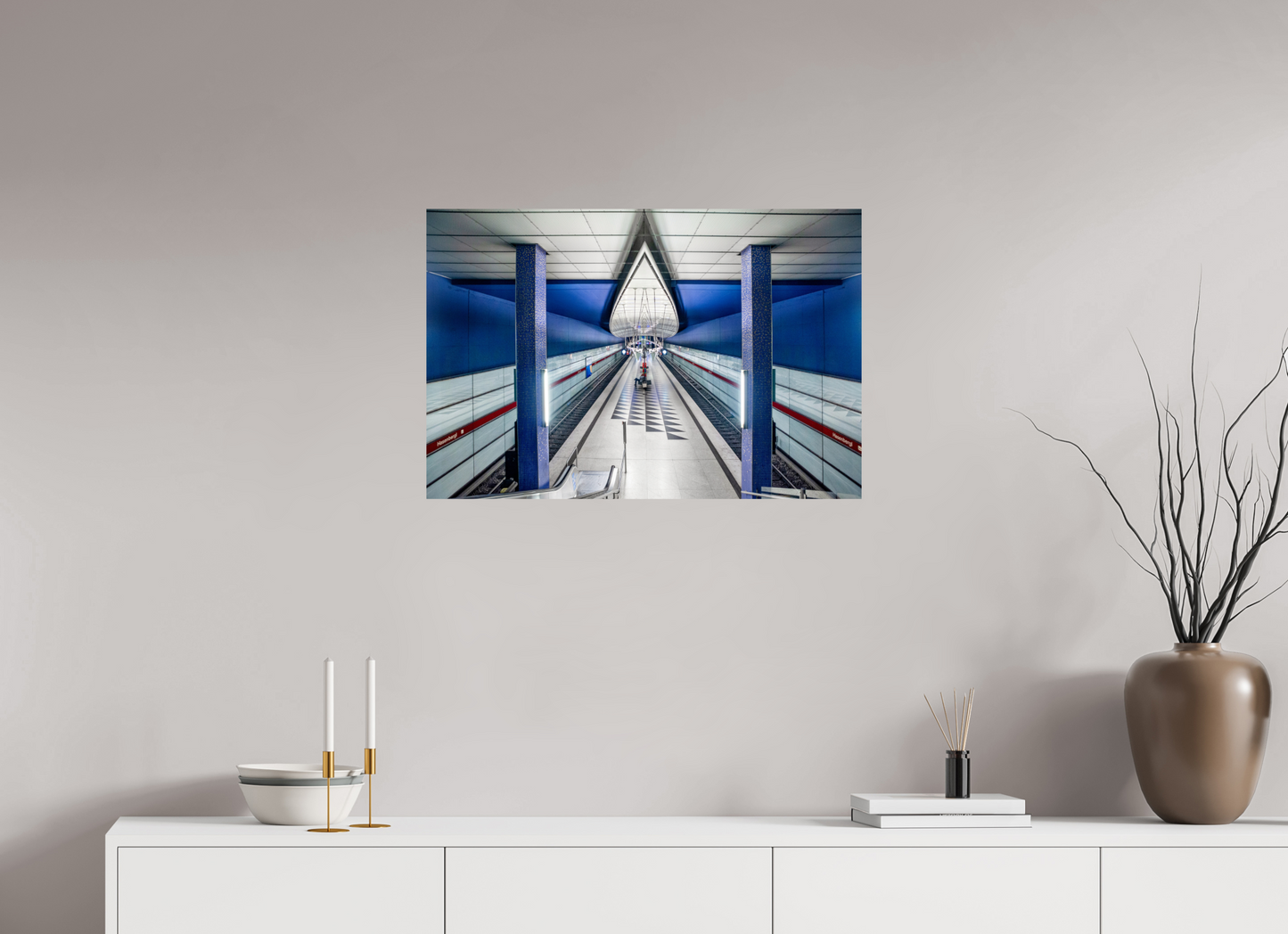 75 x 50 cm, Fine Art Print Metallic Edition Hasenbergl #4 in München