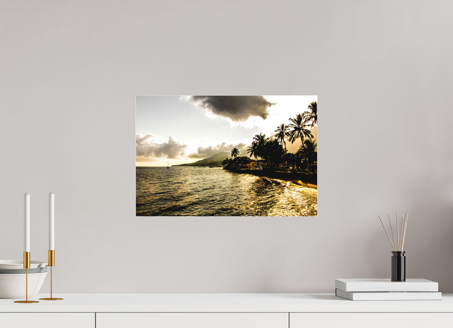 45 x 30 cm, Fine Art Acrylglas Matt Vila de Ilhabela - SP