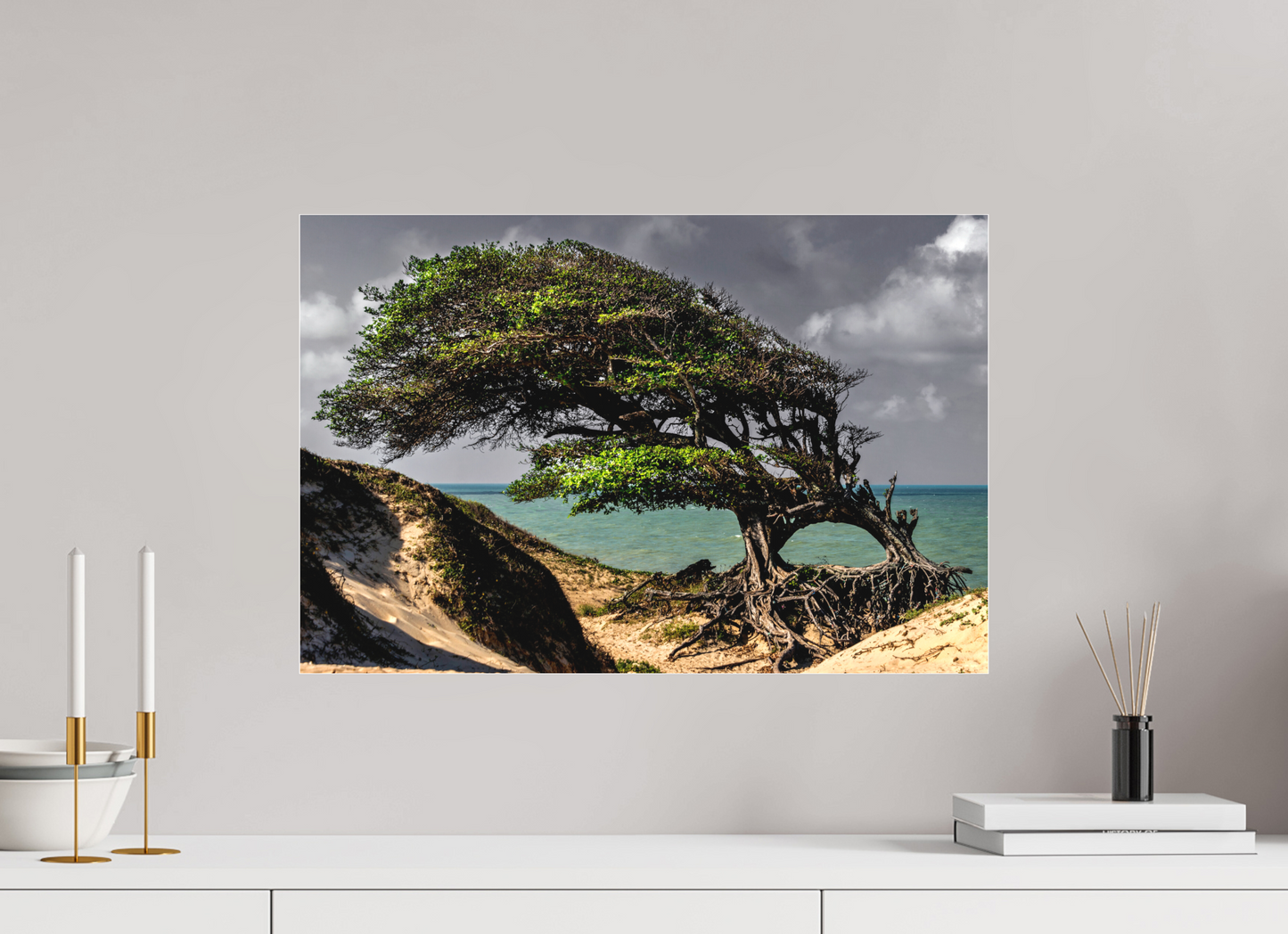 60 x 40 cm, Fine Art Acrylglas Matt Farol de São Roque - Maxaranguape - PB