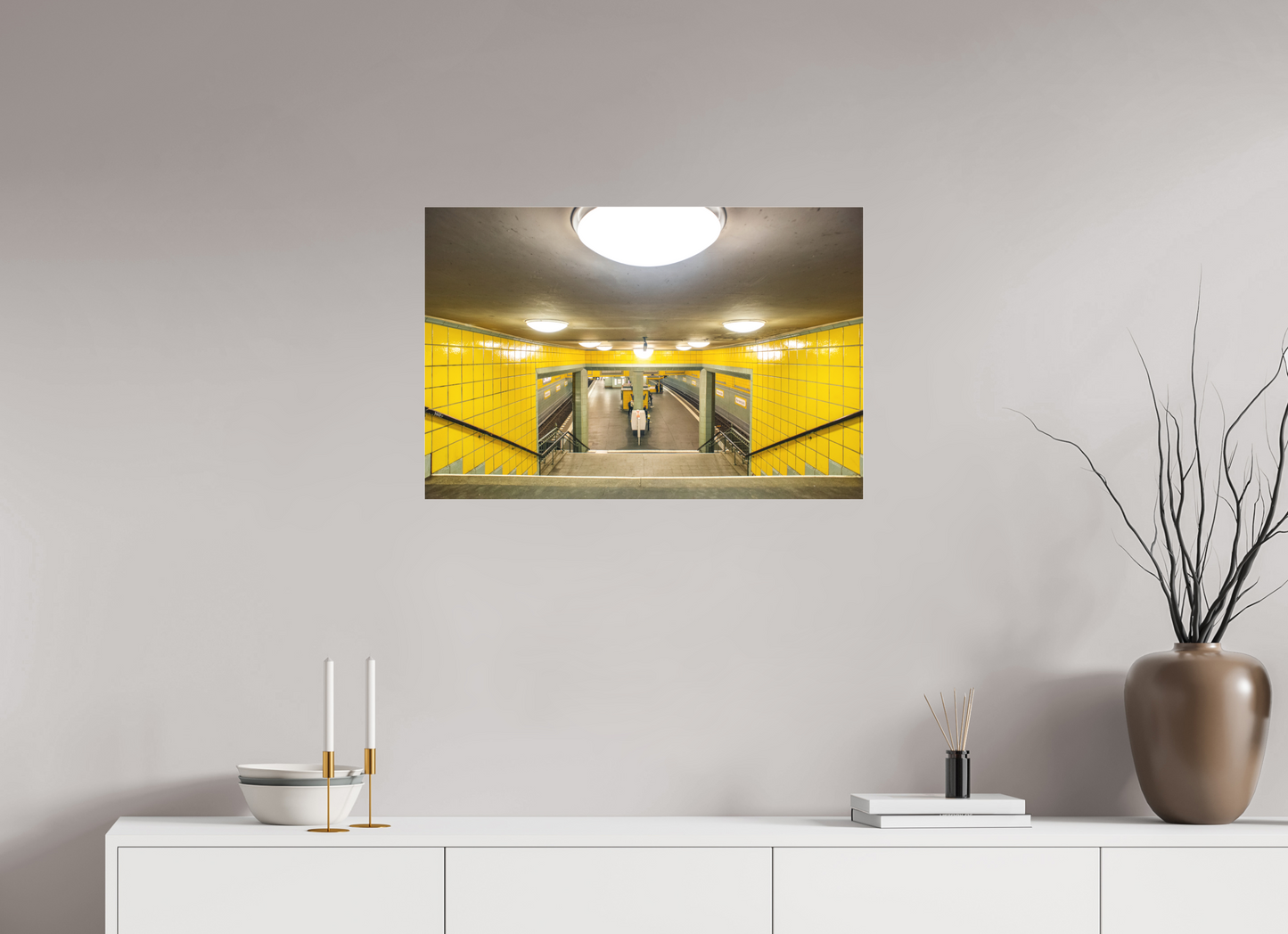 75 x 50 cm, Fine Art Acrylglas Matt Hermannsplatz #2 Berlin