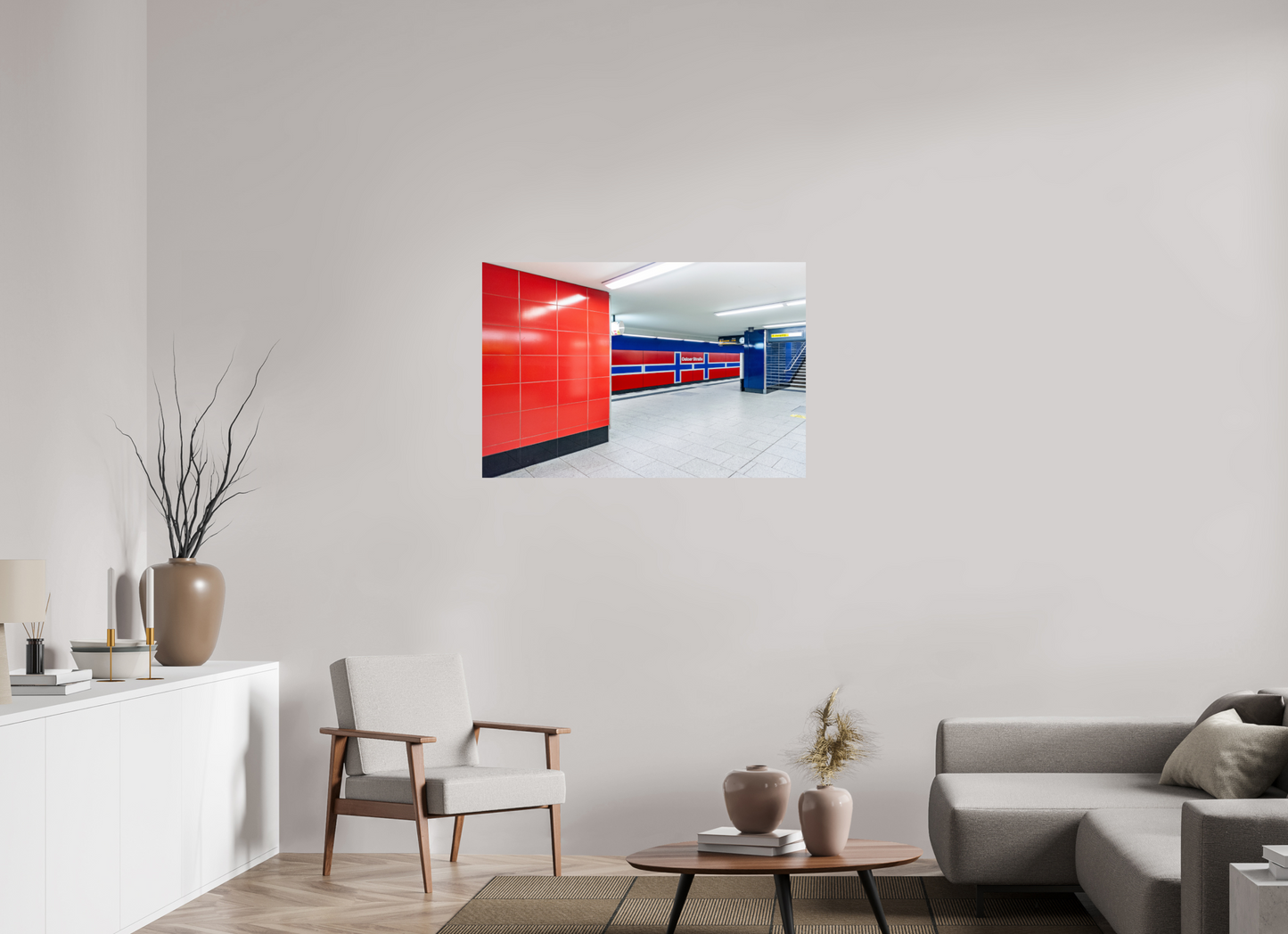 105 x 70 cm, Fine Art Print Metallic Edition Osloer-Strasse #1 Berlin