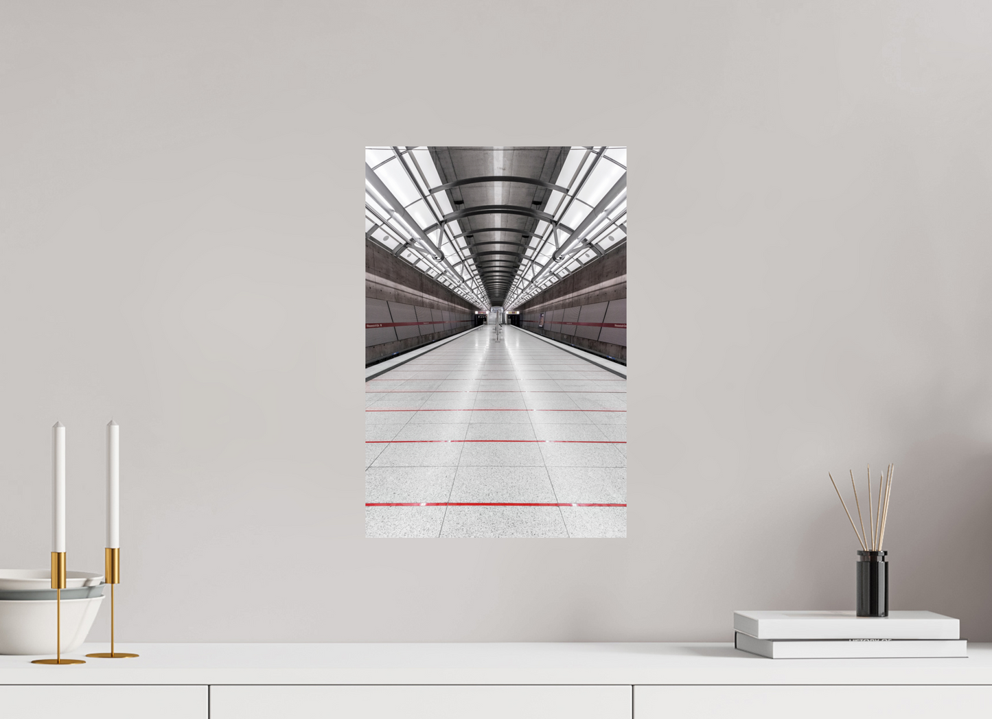 30 x 45 cm, Fine Art Print Metallic Edition Messestadt-Ost #4 München