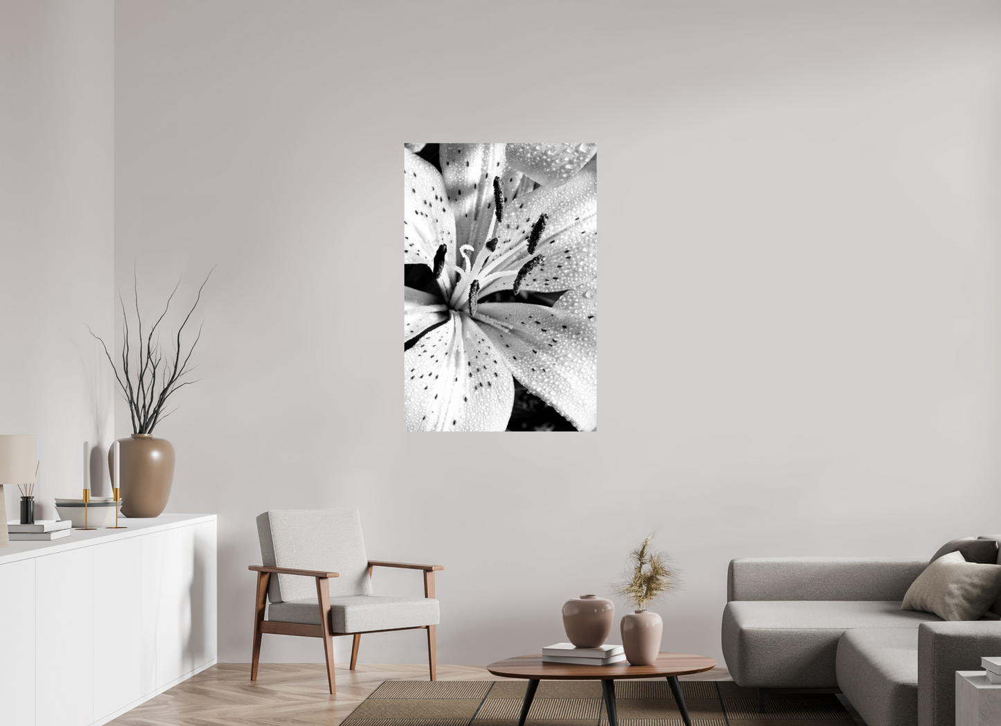 80 x 120 cm, ChromaLuxe HD Metal Print Lilie_09