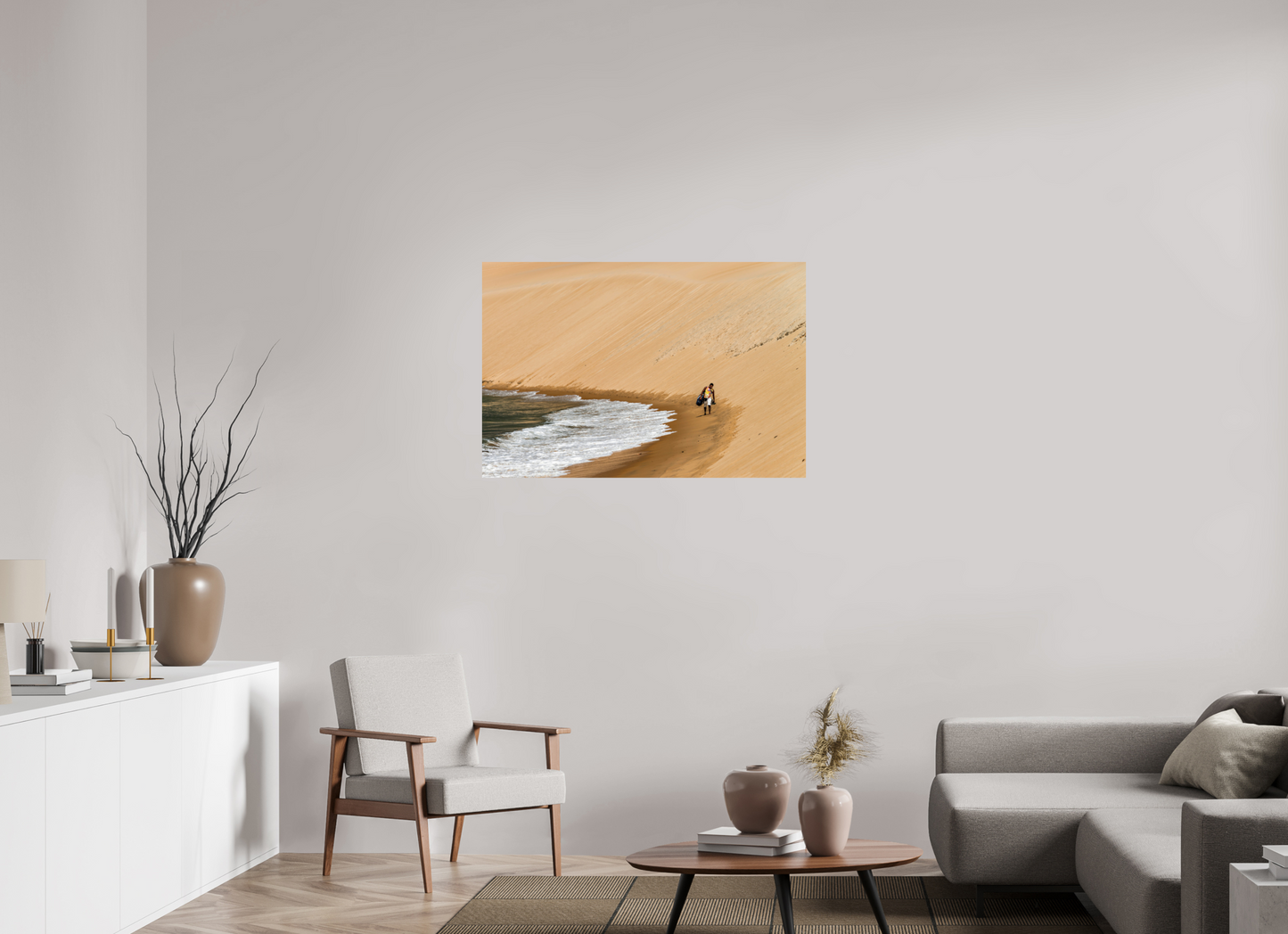 105 x 70 cm, Fine Art Print auf Alu-Dibond ohne Aufhang Genipabu - Extremoz - RN #3