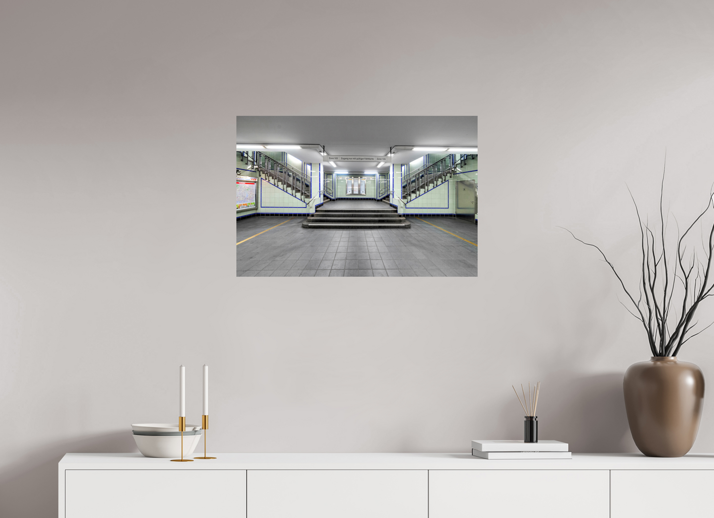 75 x 50 cm, Fine Art Print Metallic Edition Hamburger Strasse #5