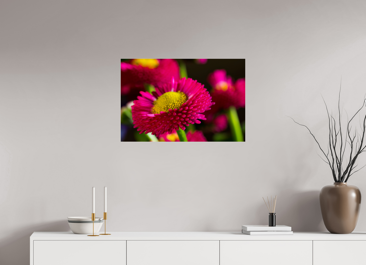 75 x 50 cm, Glänzender Foto-Abzug Acrylglas ASTER-01