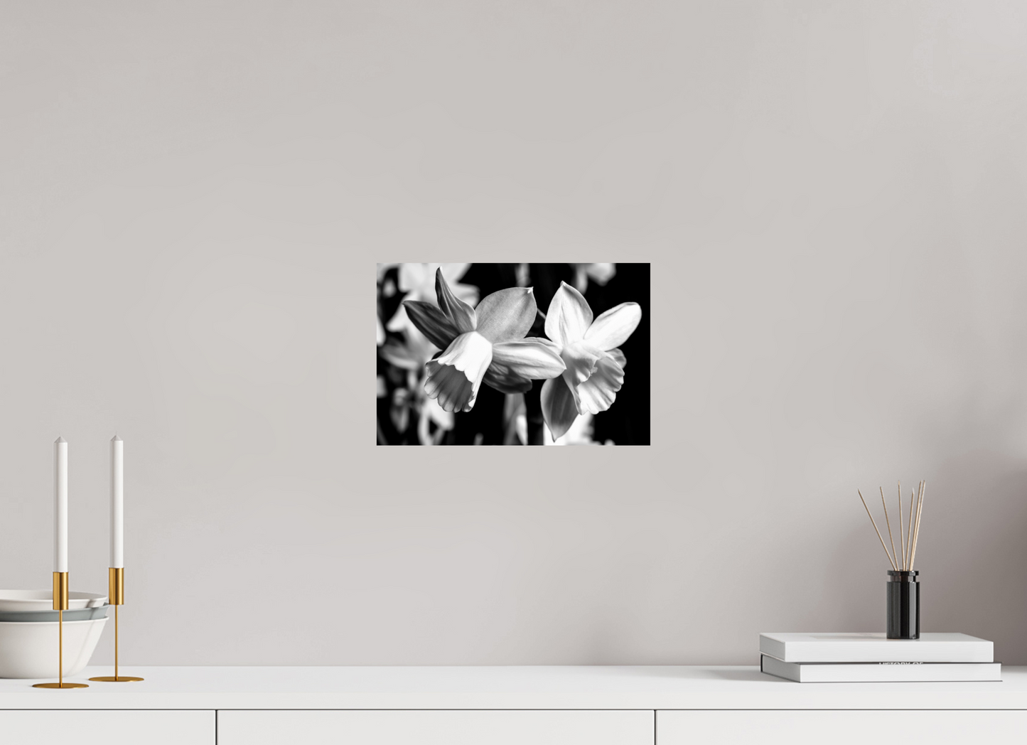 30 x 20 cm, ChromaLuxe HD Metal Print Narzisse_01
