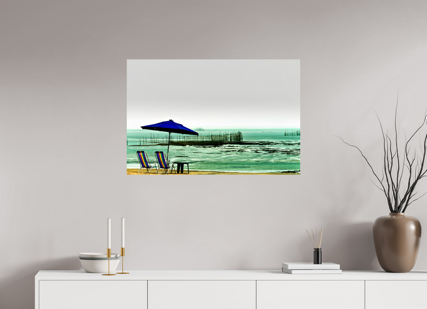 90 x 60 cm, Fine Art Print auf Alu-Dibond ohne Aufhang Ponta Verde - Maceió - AL #2