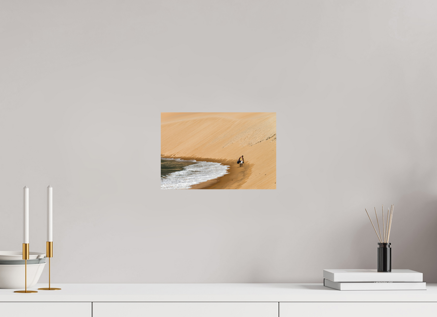 30 x 20 cm, Fine Art Print auf Alu-Dibond ohne Aufhang Genipabu - Extremoz - RN #3