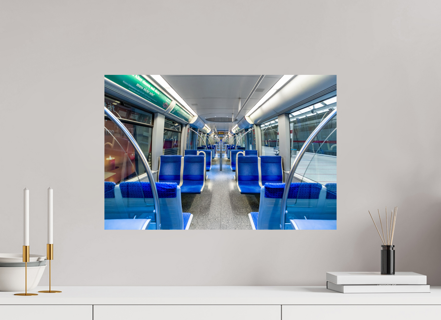 60 x 40 cm, Fine Art Print Metallic Edition MUC #4 München