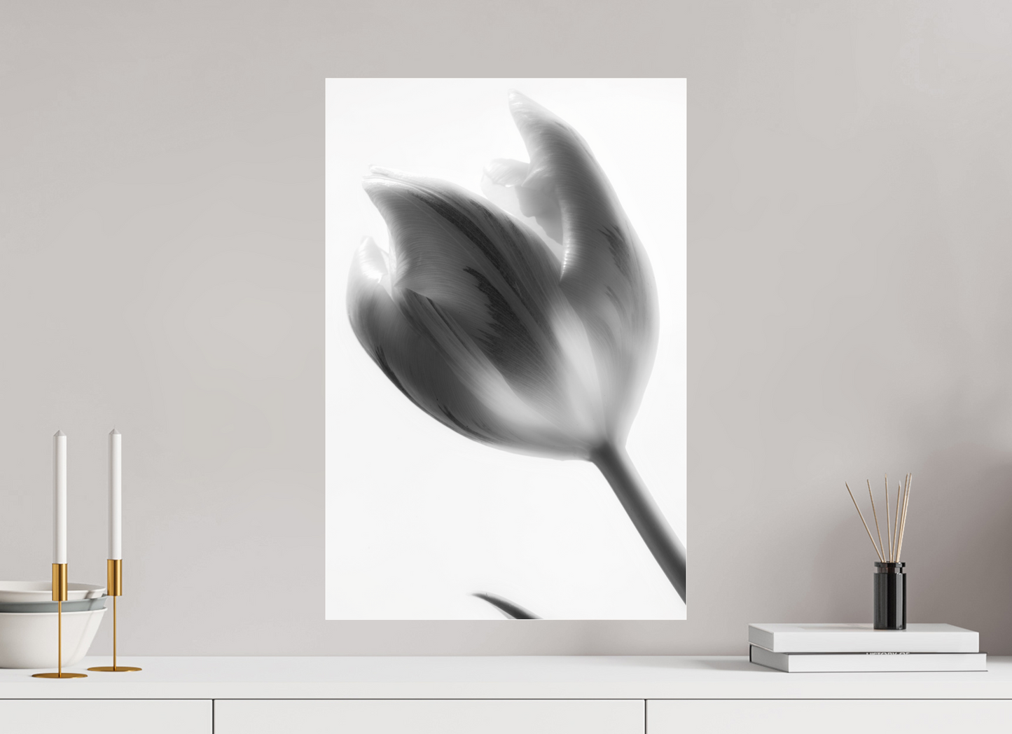40 x 60 cm, Glänzender Foto-Abzug Acrylglas Tulpe-05
