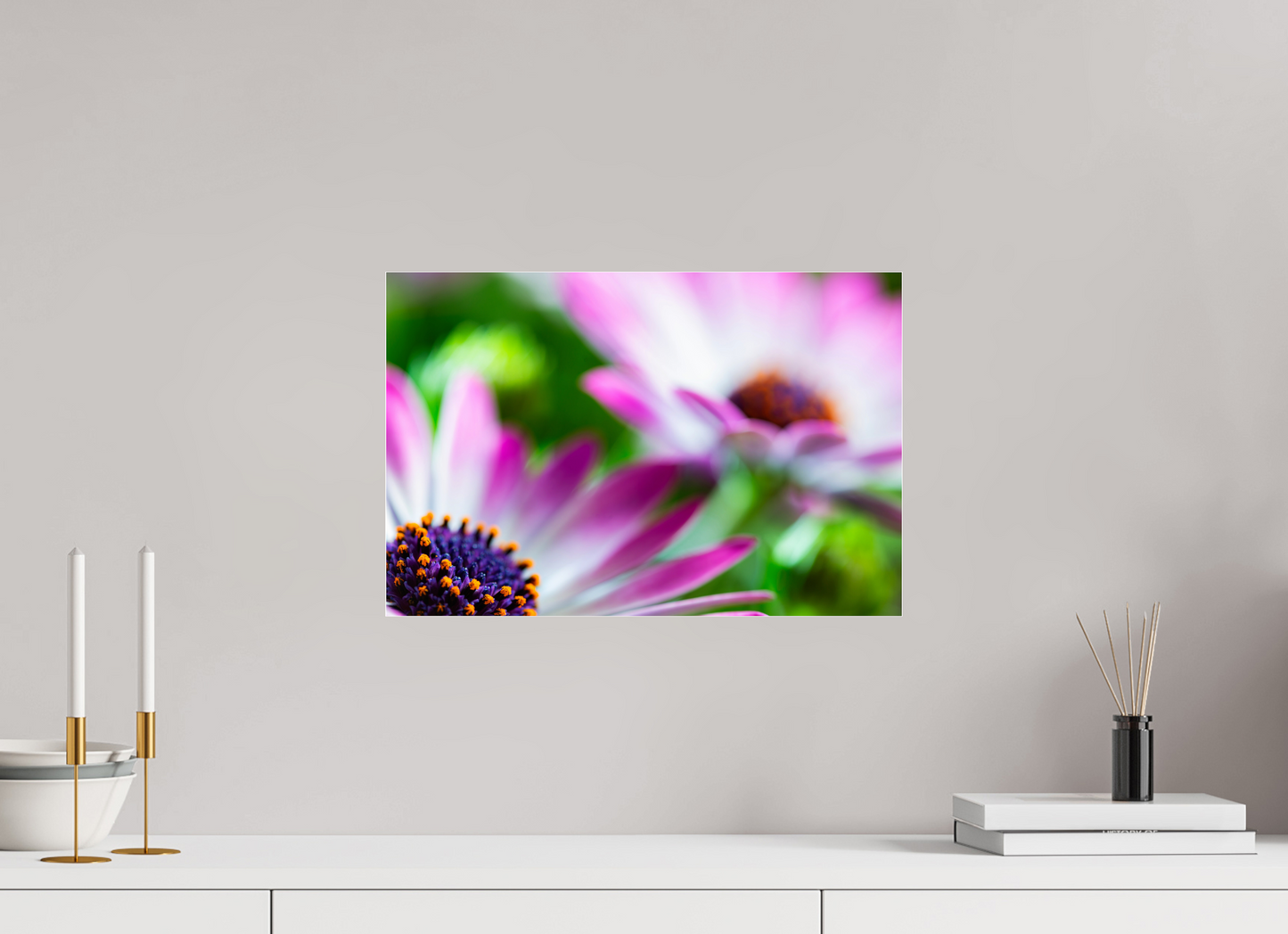 45 x 30 cm, Glänzender Foto-Abzug Acrylglas Kapmargerite_05