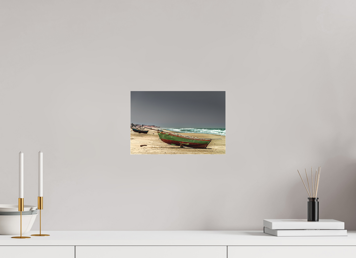 30 x 20 cm, Fine Art Acrylglas Matt Praia do Rosado -Porto do Mangue - RN