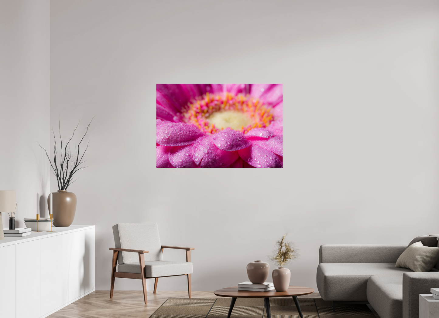 120 x 80 cm, Glänzender Foto-Abzug Acrylglas Gerbera_03