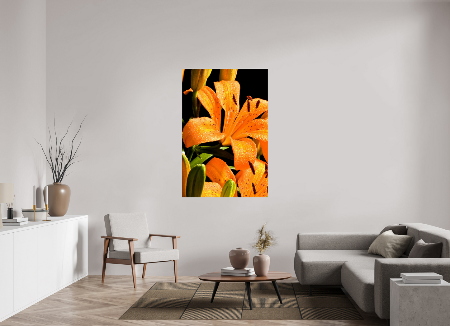 100 x 150 cm, Fine Art Print Baryta auf Alu-Dibond Lilie_08