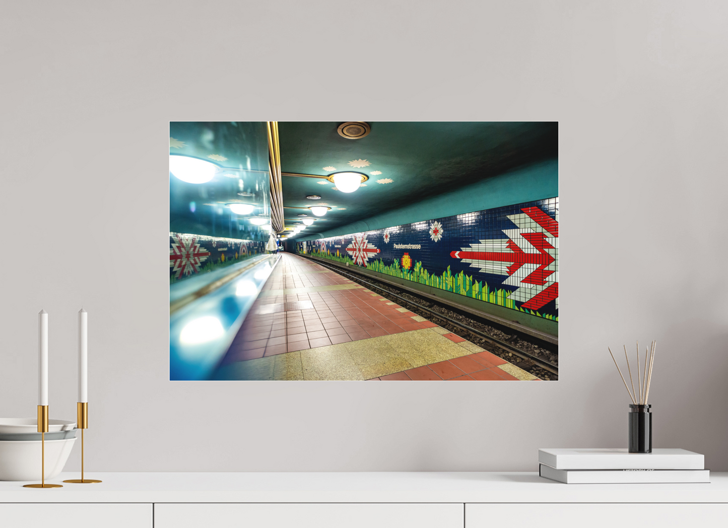 60 x 40 cm, Fine Art Acrylglas Matt Paulsternstrasse #1 Berlin