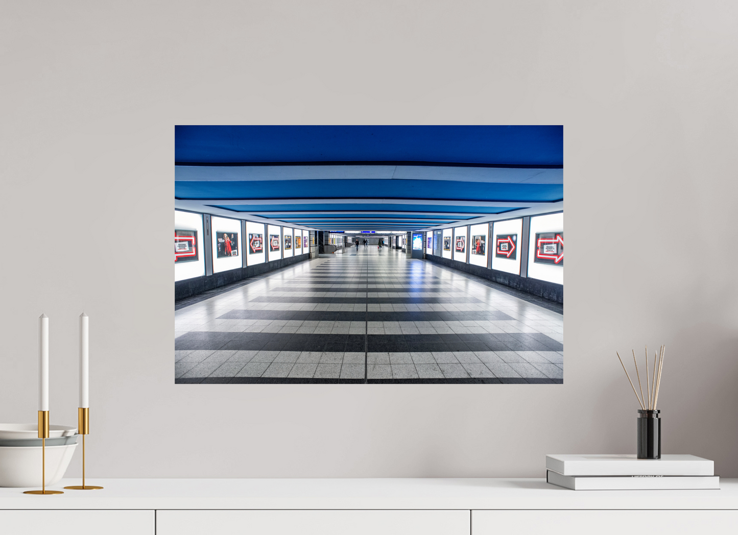 60 x 40 cm, Fine Art Print Metallic Edition Berlin Gesundbrunnen