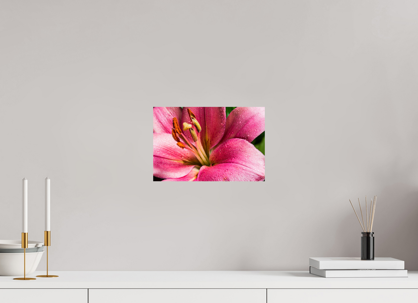 30 x 20 cm, Fine Art Print Baryta auf Alu-Dibond Lilie_02