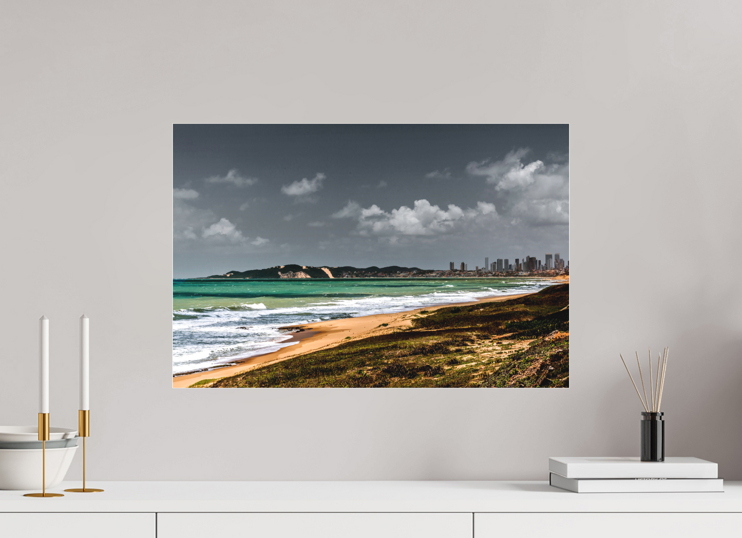 60 x 40 cm, Fine Art Acrylglas Matt Ponta Negra - Natal - RN