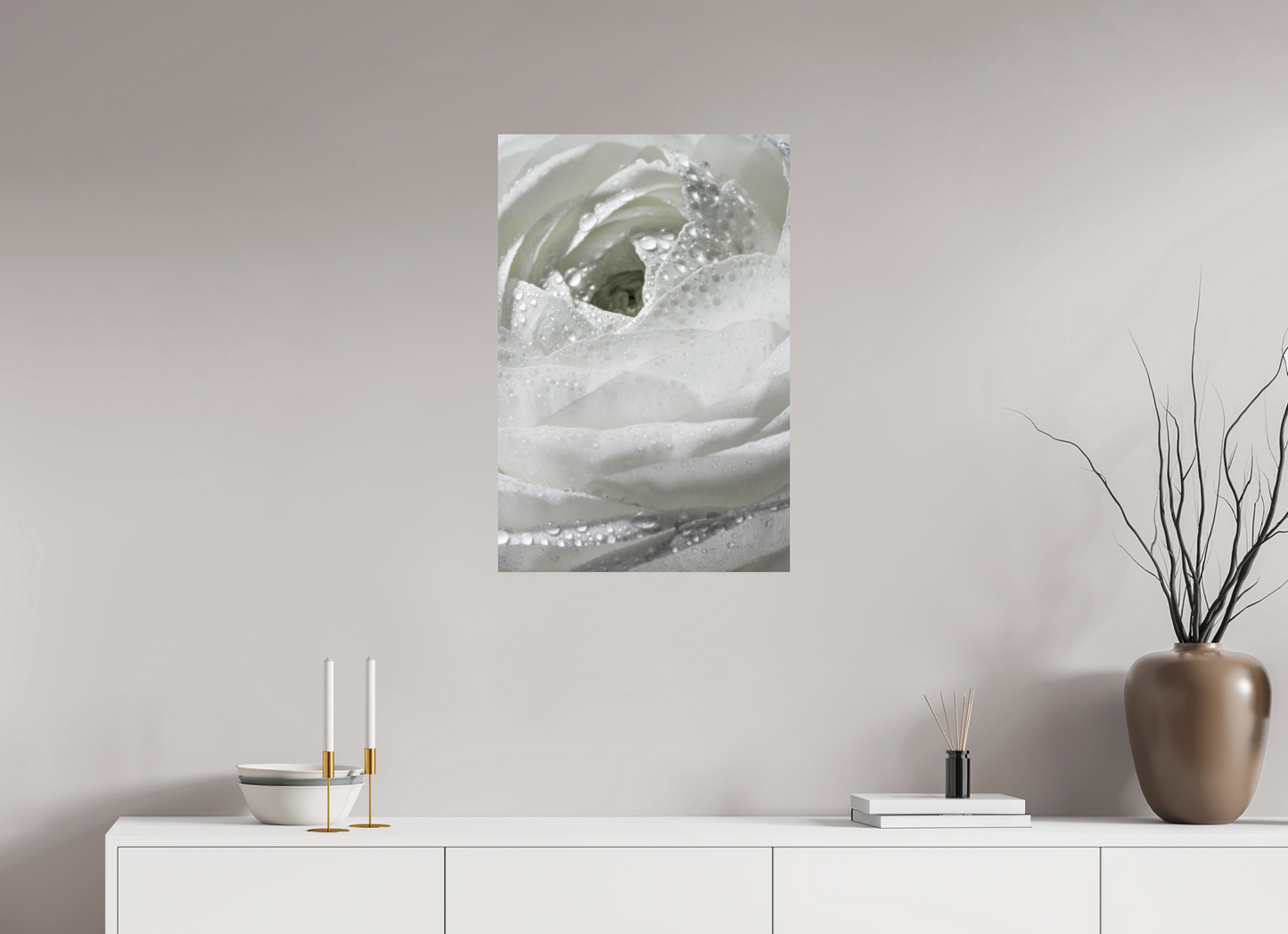 50 x 75 cm, ChromaLuxe HD Metal Print Rose_04