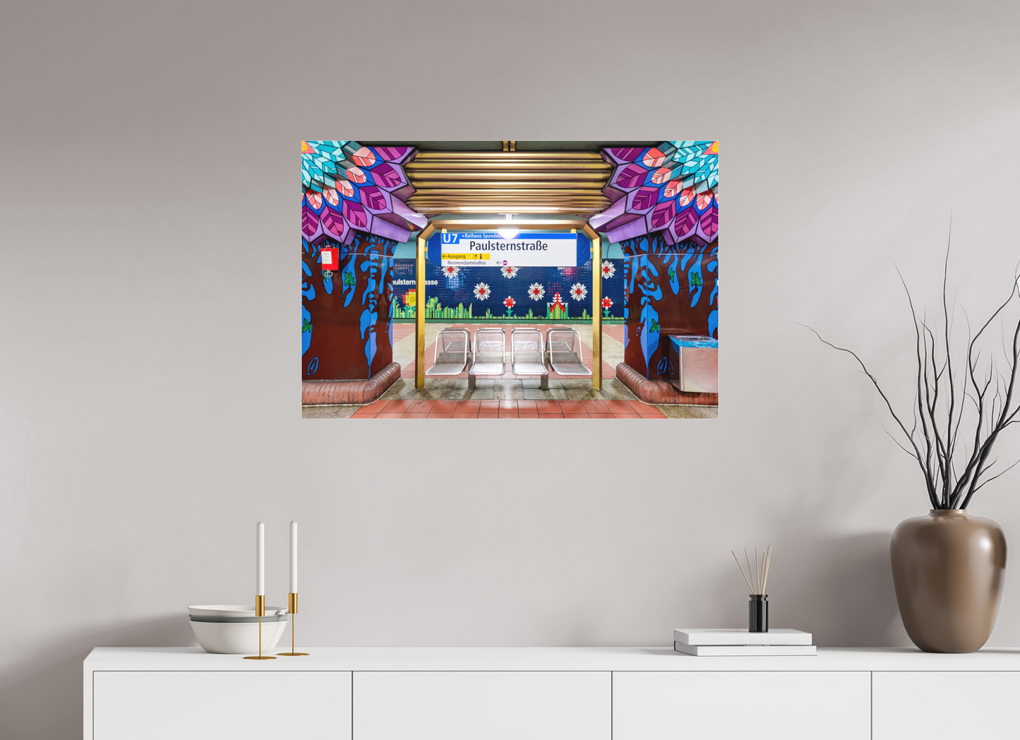 90 x 60 cm, Fine Art Acrylglas Matt Paulsternstrasse #2 Berlin