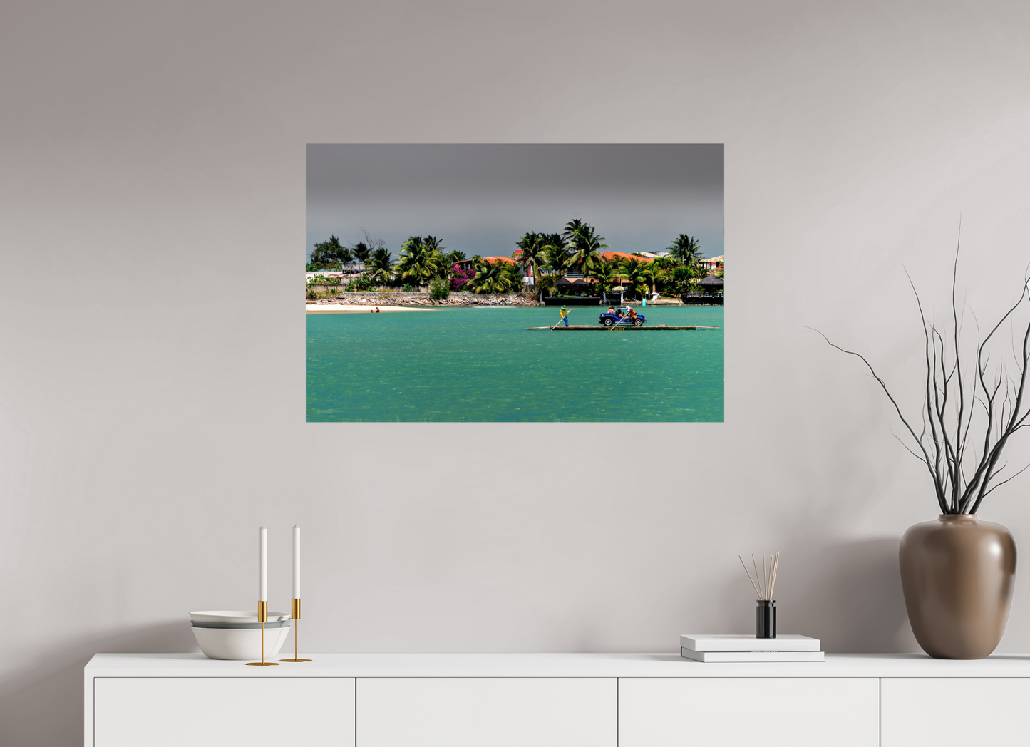 90 x 60 cm, Fine Art Print auf Alu-Dibond ohne Aufhang Genipabu - Extremoz - RN #3
