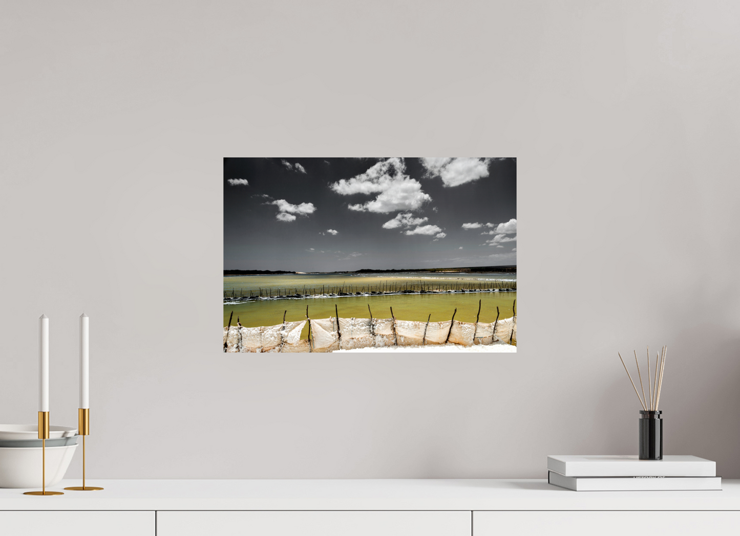 45 x 30 cm, Fine Art Print auf Alu-Dibond ohne Aufhang Benfica - Areia Branca - RN