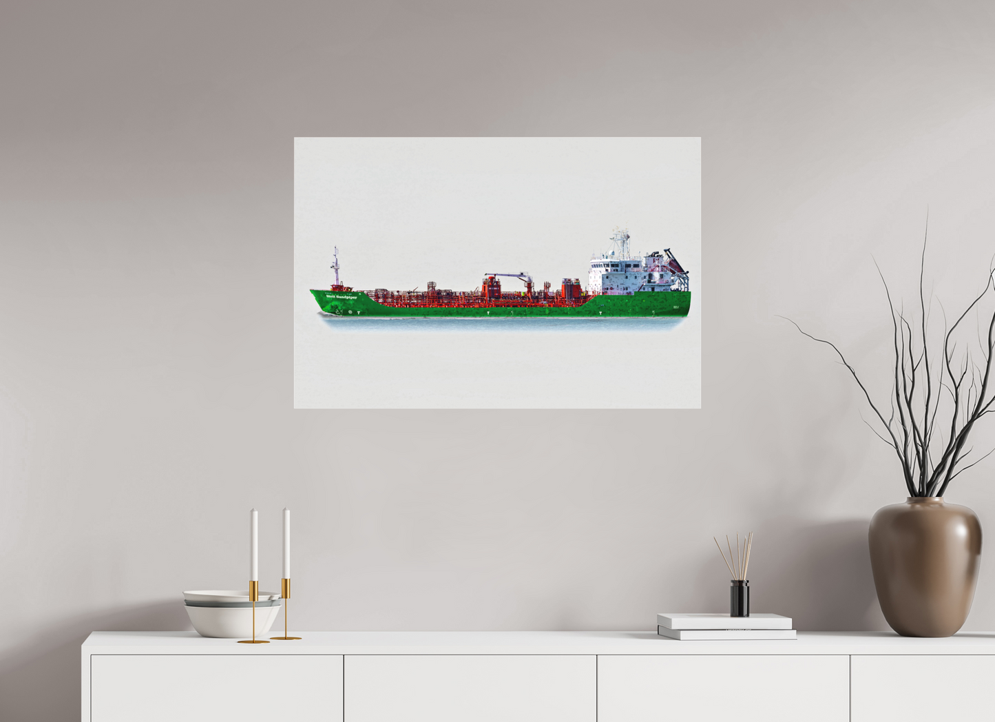 90 x 60 cm, Fine Art Acrylglas Matt Sandpiper