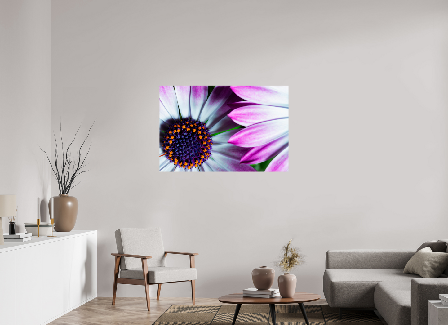 120 x 80 cm, ChromaLuxe HD Metal Print Kapmargerite_06
