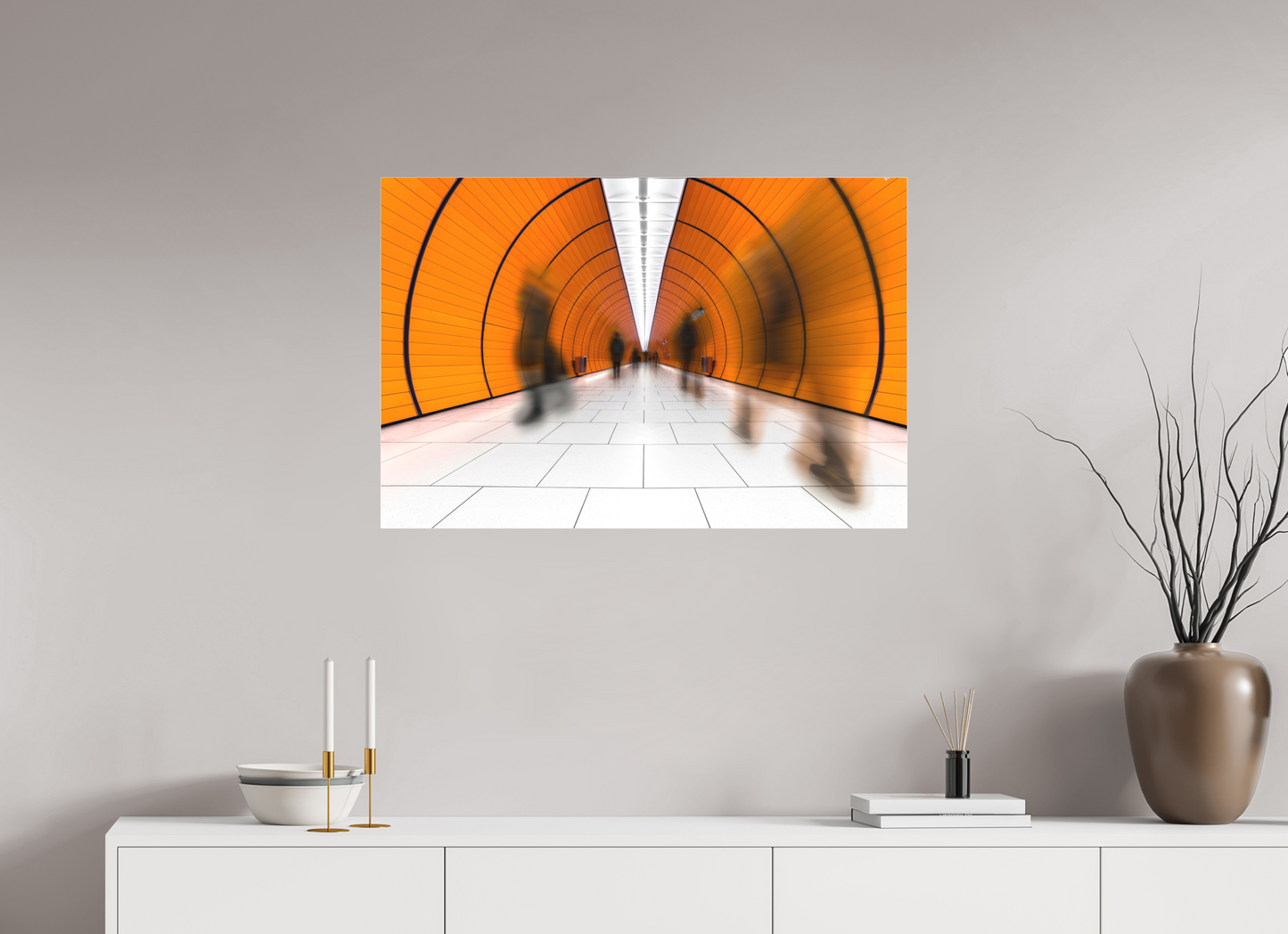 90 x 60 cm, Fine Art Acrylglas Matt Marienplatz #1 München