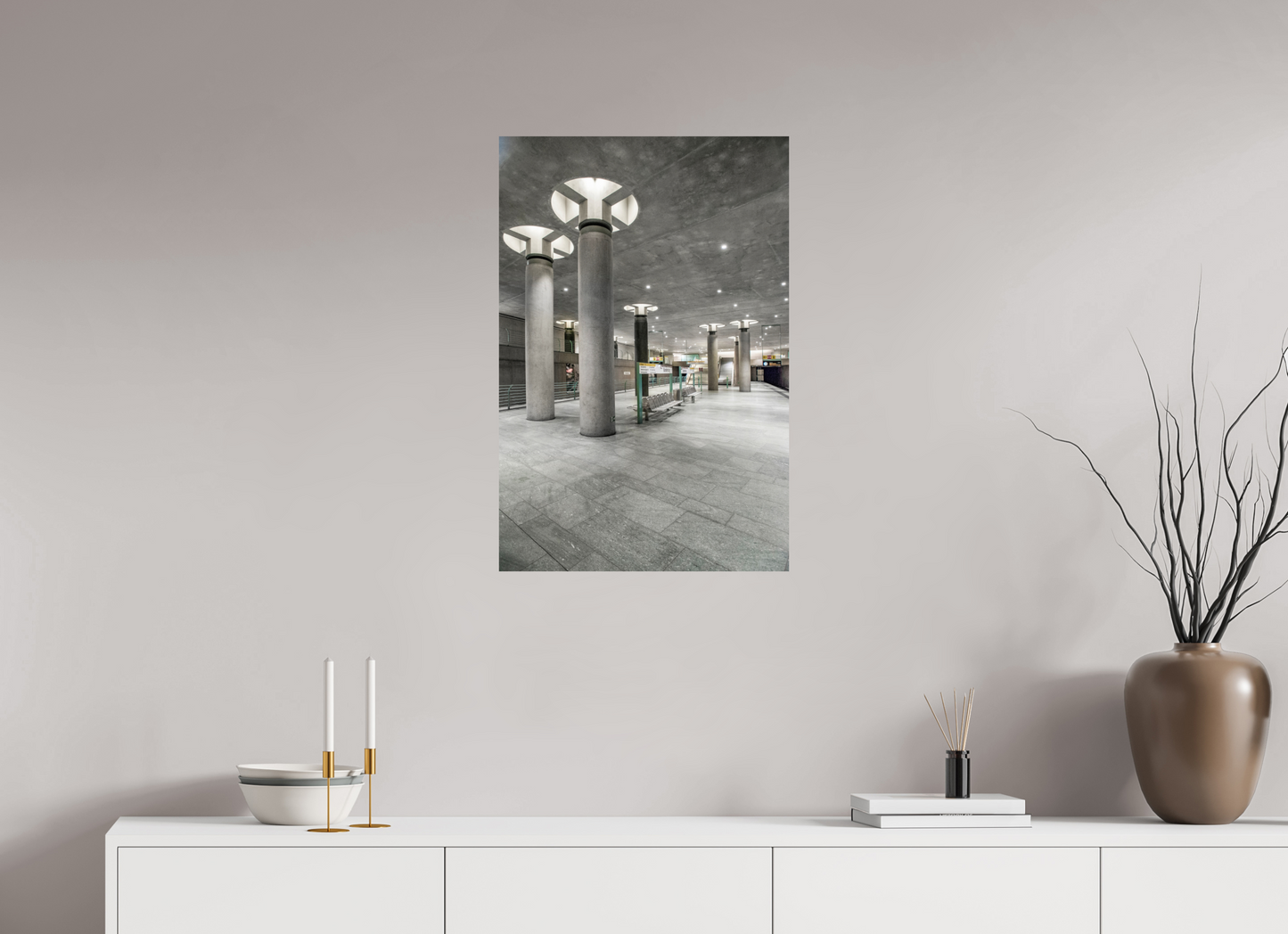 50 x 75 cm, Fine Art Print Metallic Edition Bundestag #2 Berlin