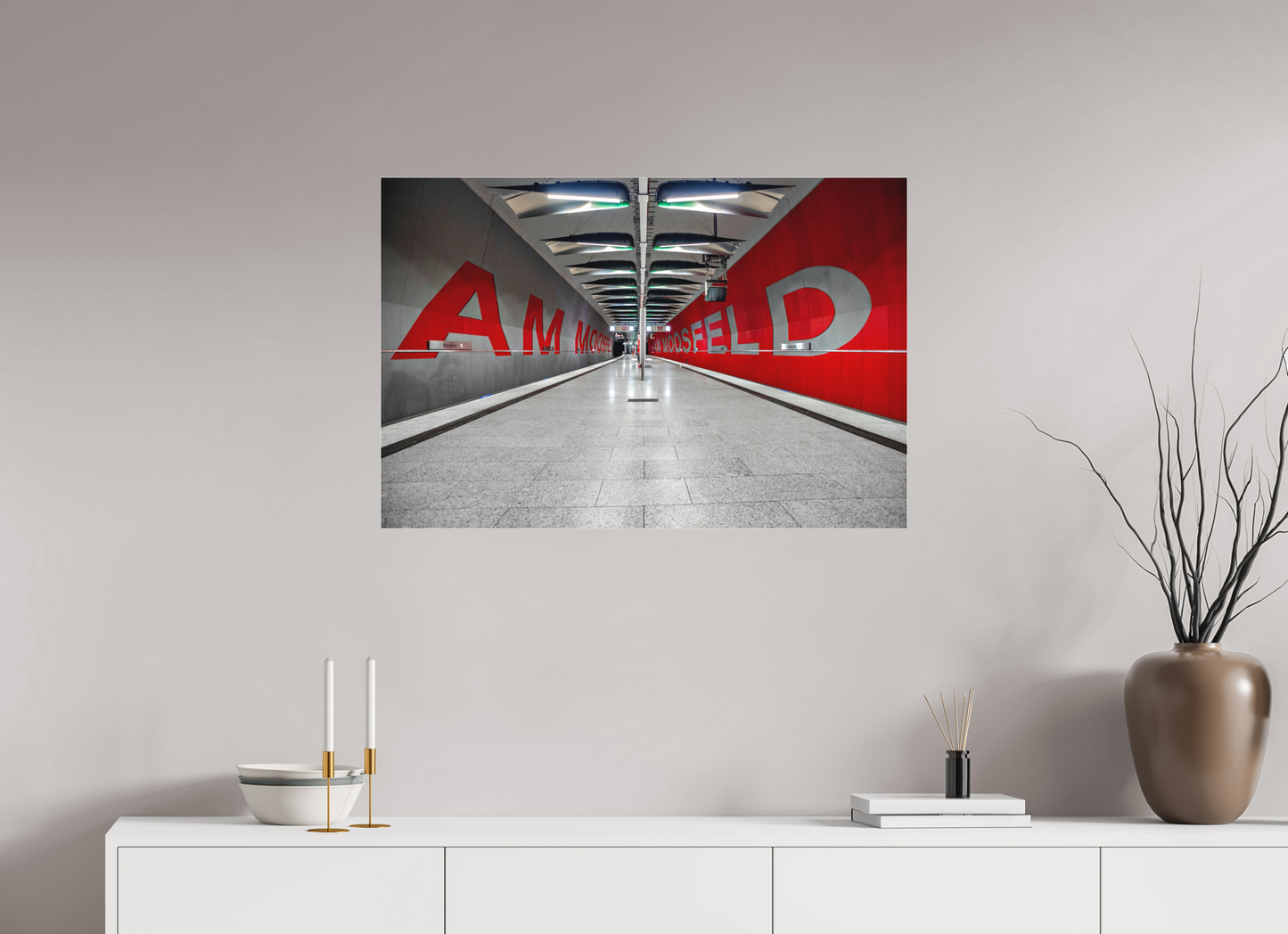 90 x 60 cm, Fine Art Acrylglas Matt Am Moosfeld #1 München