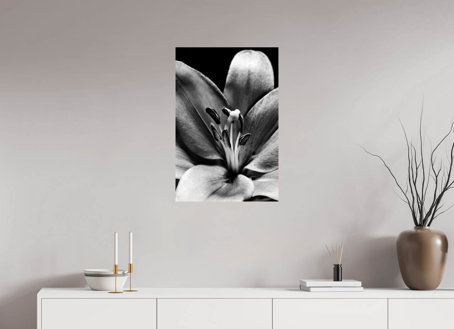 50 x 75 cm, ChromaLuxe HD Metal Print Lilie_01