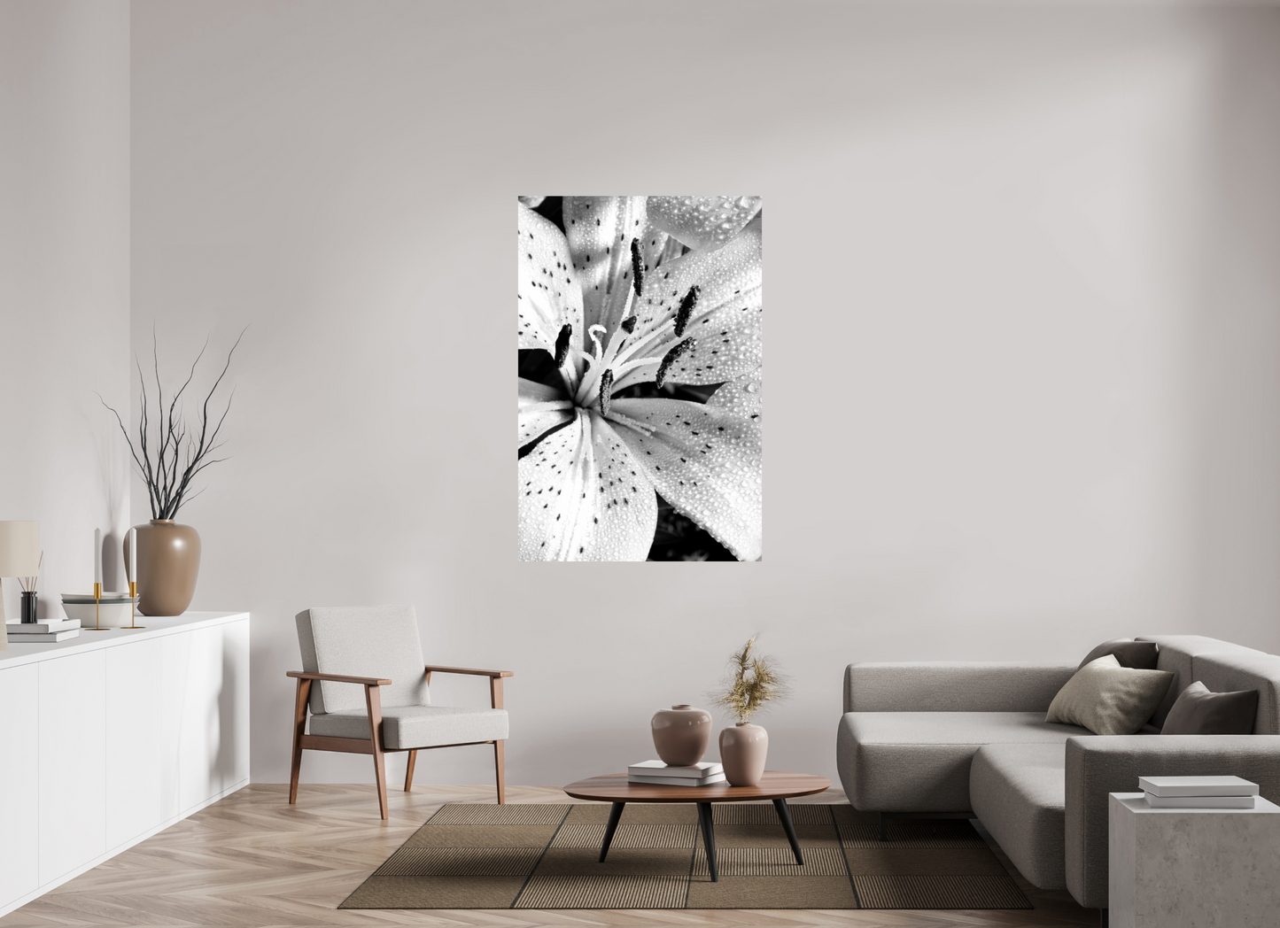 100 x 150 cm, Fine Art Print Baryta auf Alu-Dibond Lilie_09