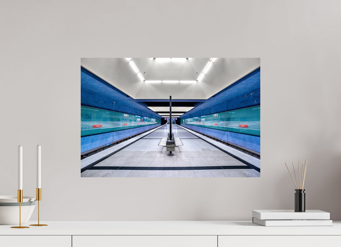 60 x 40 cm, Fine Art Print Metallic Edition Gern #1 München