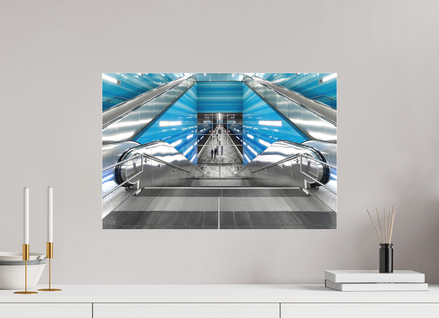 60 x 40 cm, Fine Art Acrylglas Matt Überseequartier #3 Hamburg