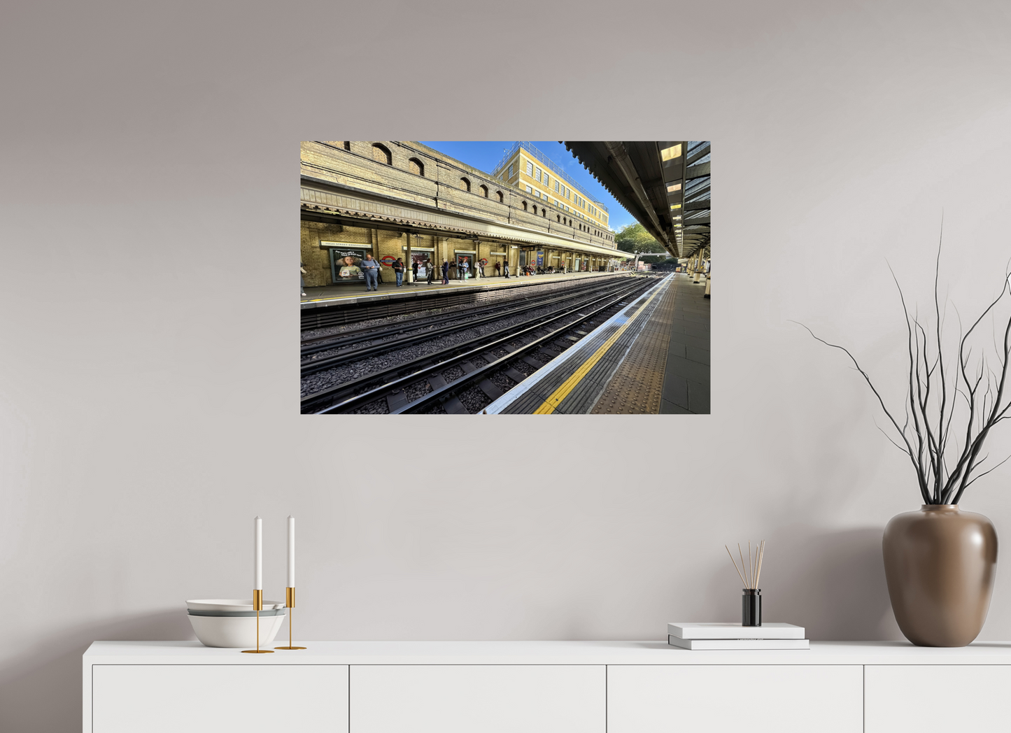 90 x 60 cm, Fine Art Print Metallic Edition Brandenburger-Tor- #2 Berlin