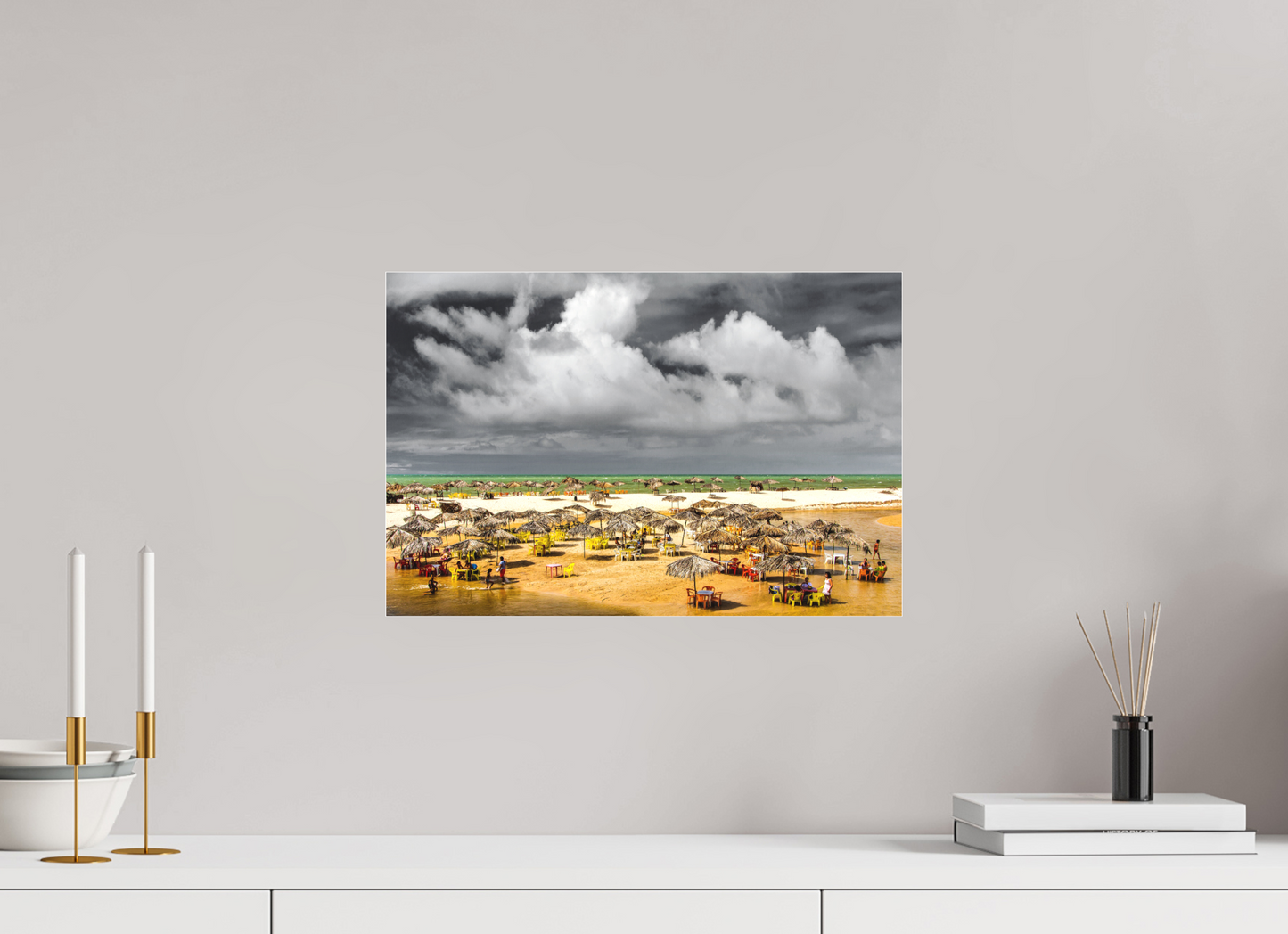 45 x 30 cm, Fine Art Acrylglas Matt Praia Bela - Pitimbu - PB